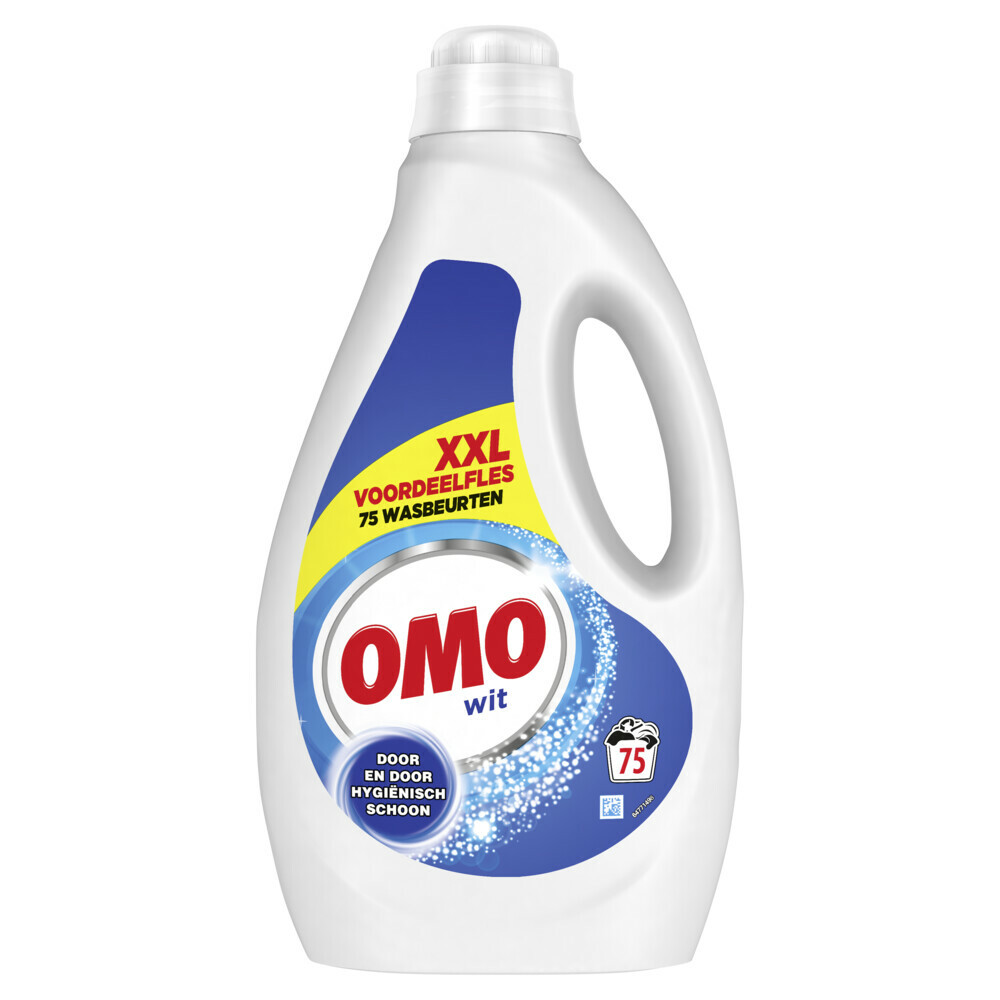 OMO Vloeibaar Wasmiddel Wit 75 Wasbeurten3750 ml
