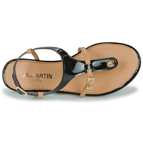 JB Martin - AISSA - Vernis noir / Camel
