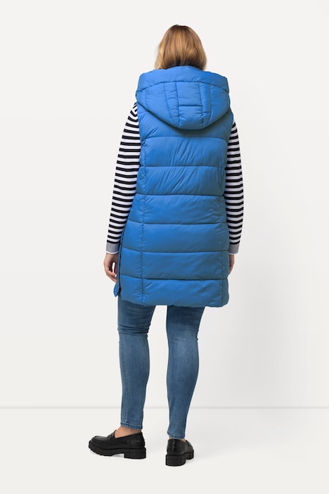 HYPRAR Long-Steppweste, 2-Wege-Zipper, wasserabweisend