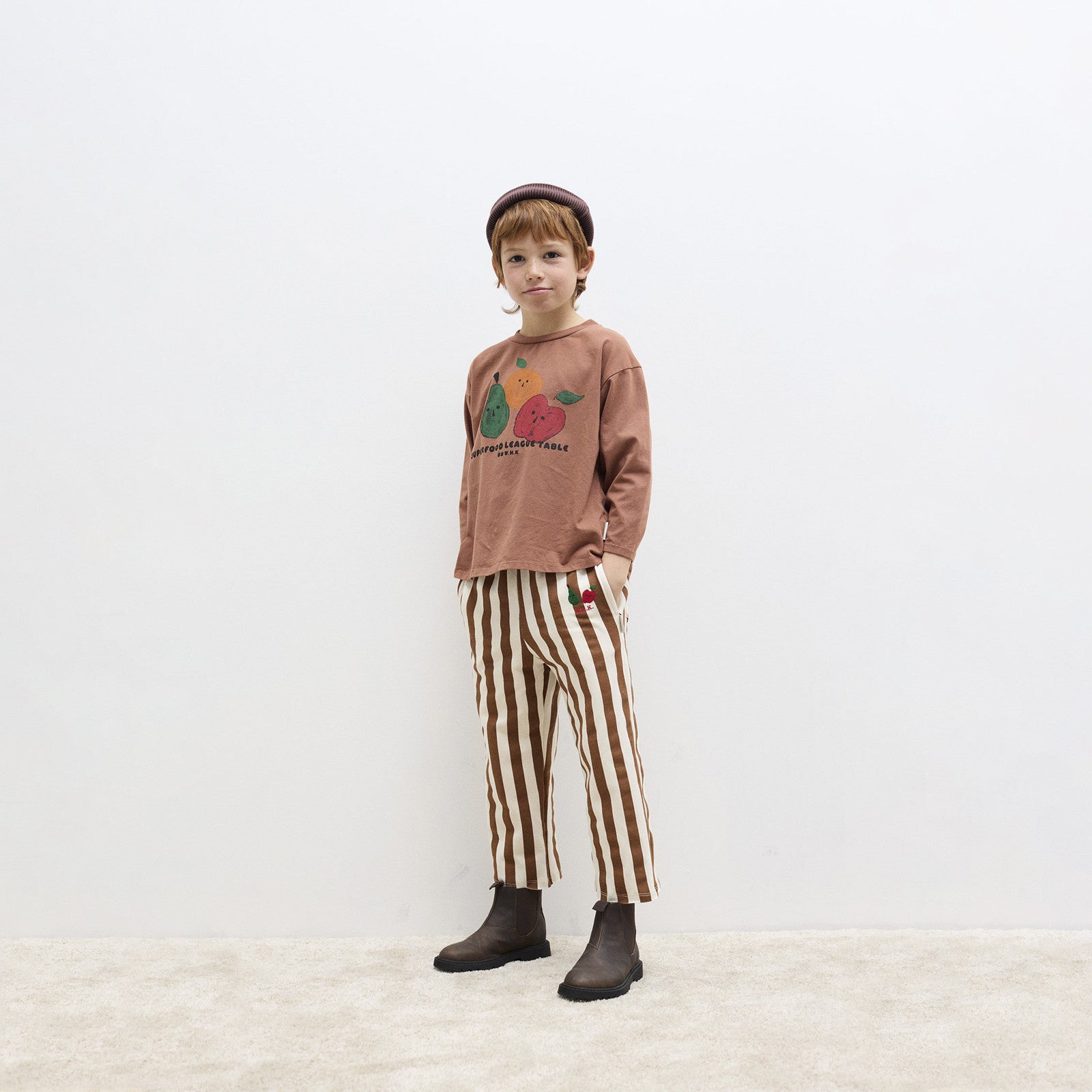Langarmshirt Fruity Brown