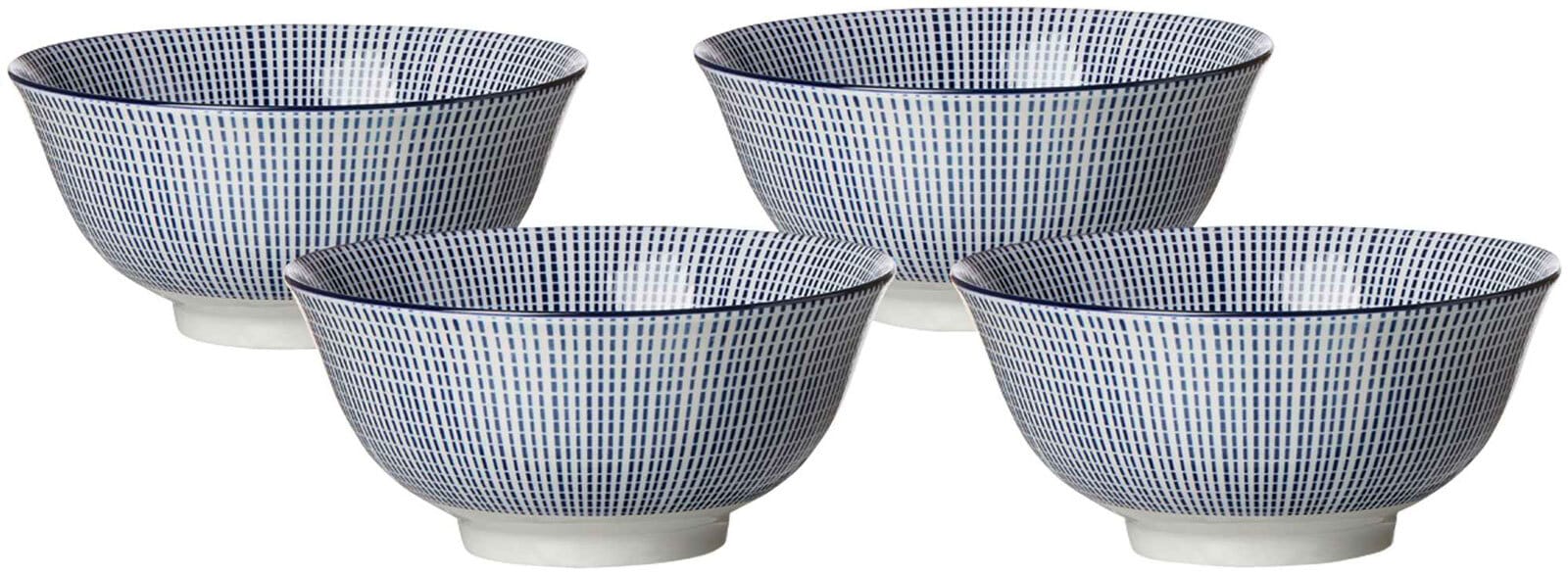 Ritzenhoff & Breker Müslischale Royal Makoto 4er Set blau/weiß