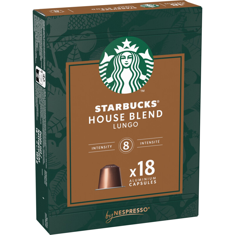Starbucks Nespresso house blend lungo capsules