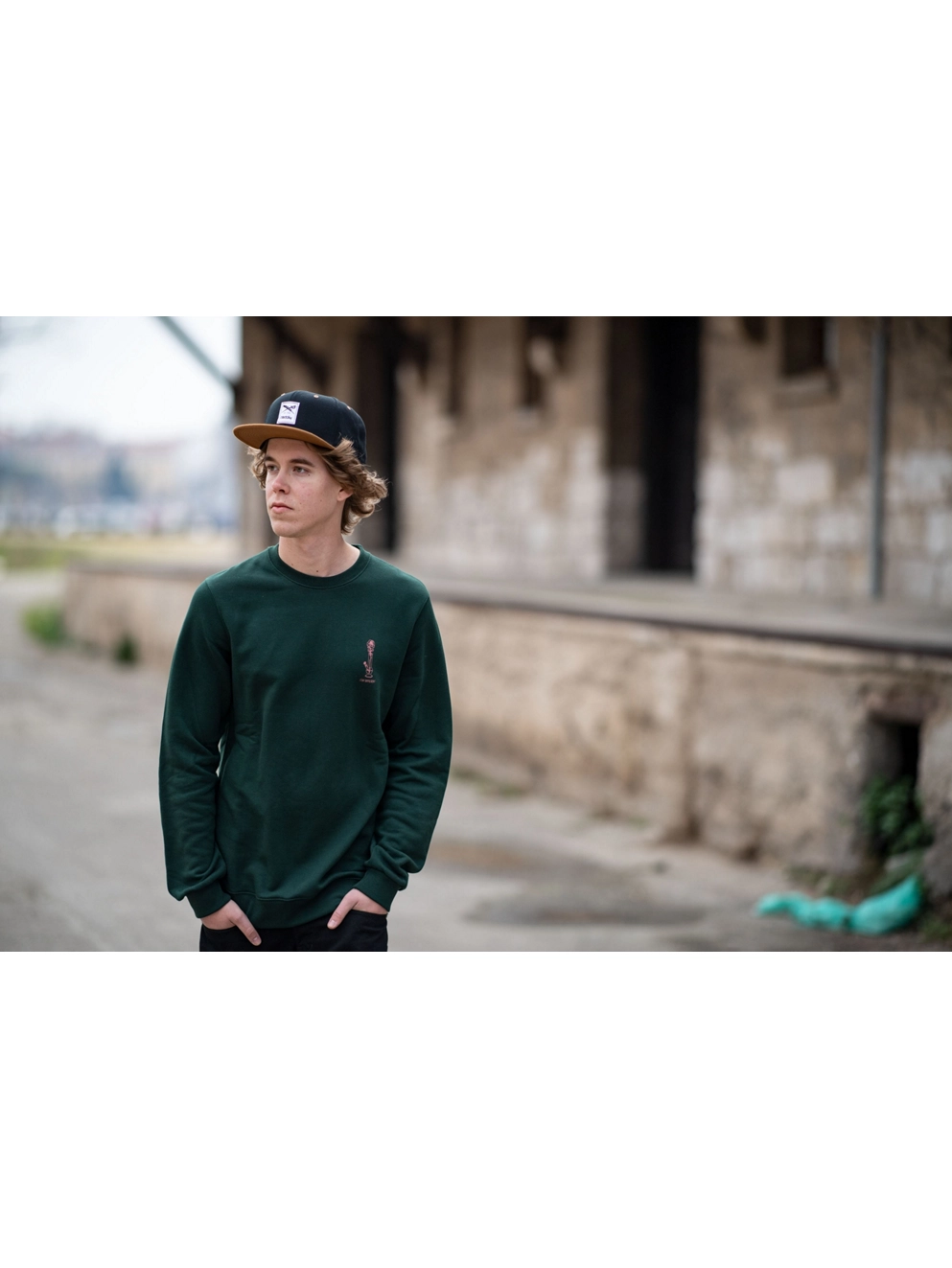 Iriedaily Rosebong Crew Sweater hunter