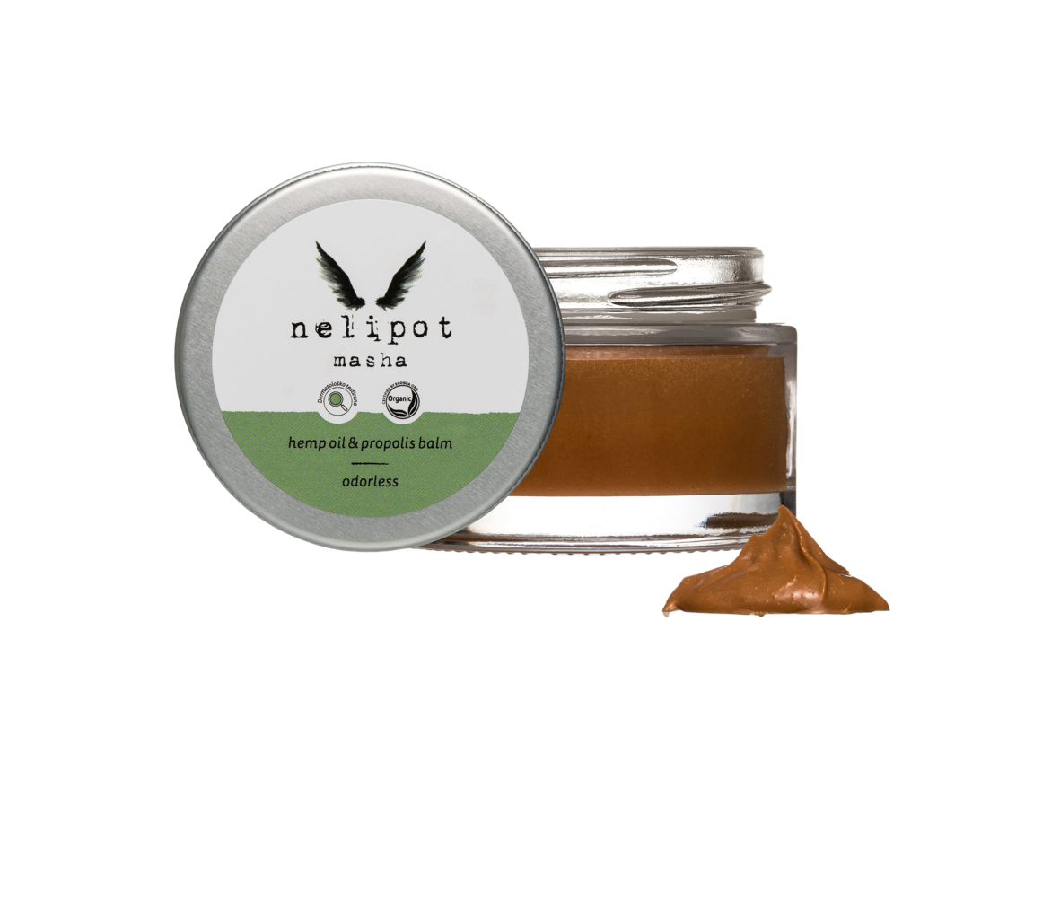 Nelipot  Masha Hemp Oil & Propolis Balm, 30 g
