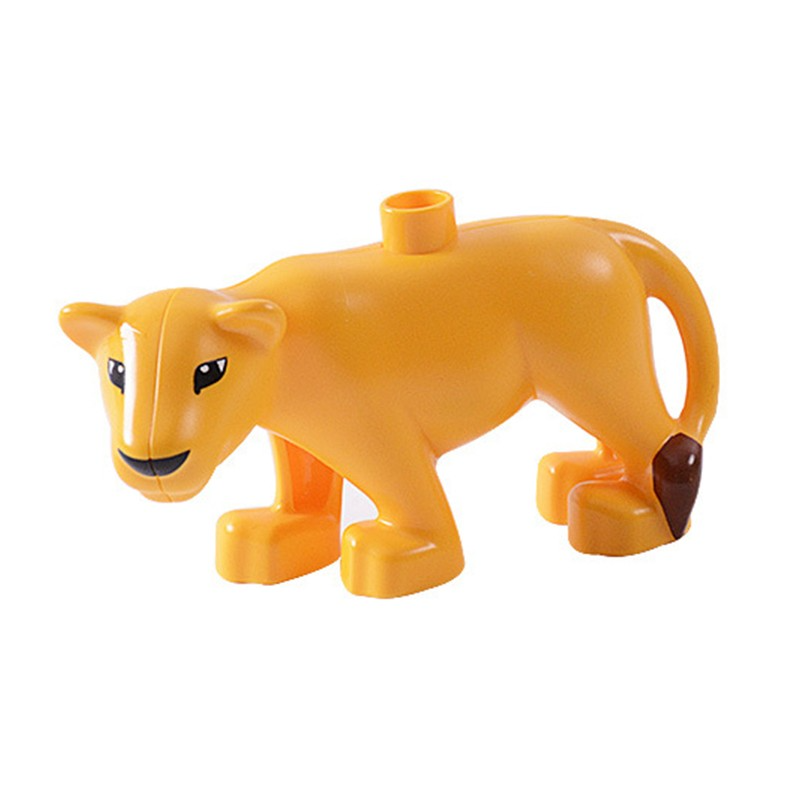 (10-tlg. Set) Grosse Tier Figuren Bricks Elemente Kinder Spielzeug - Zoo Tiere