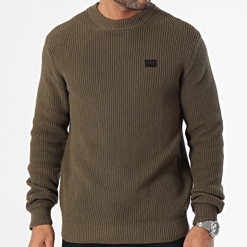Pull D23930-C868 Vert Kaki