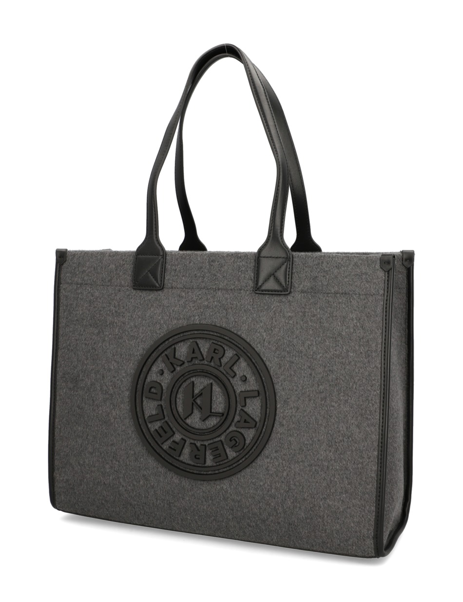 k/skuare lg tote felt