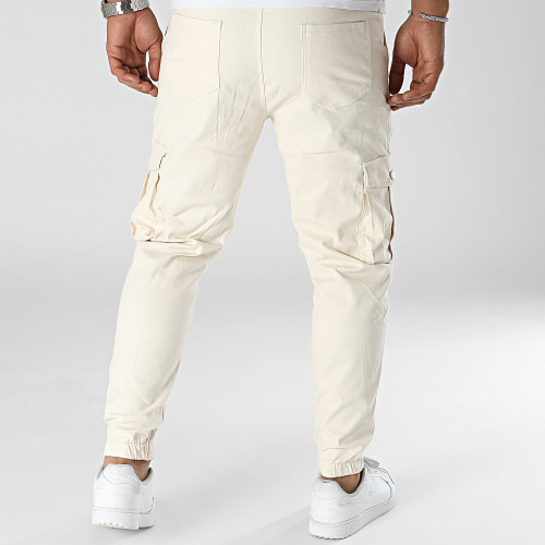 Pantalon Cargo Ecru