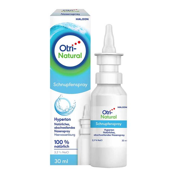 OtriNatural Schnupfenspray, hyperton, 2,3 % NaCl, 30 ml