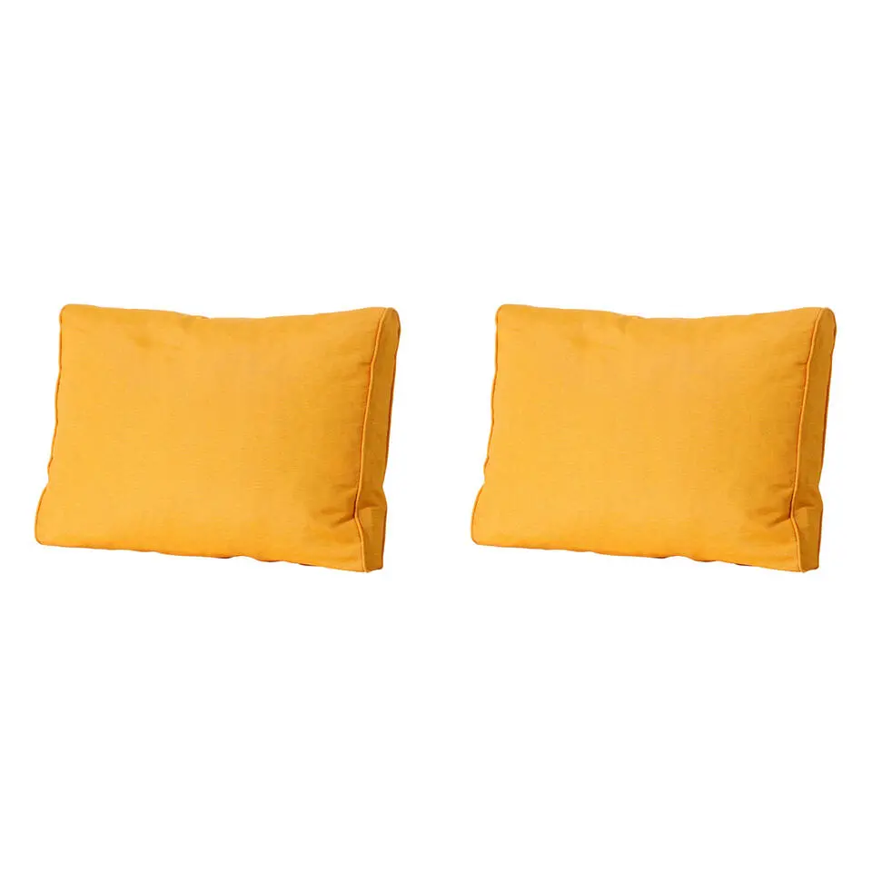 Madison - Lounge Rugkussen Panama golden glow - Ca. 40x60 cm - Set van 2