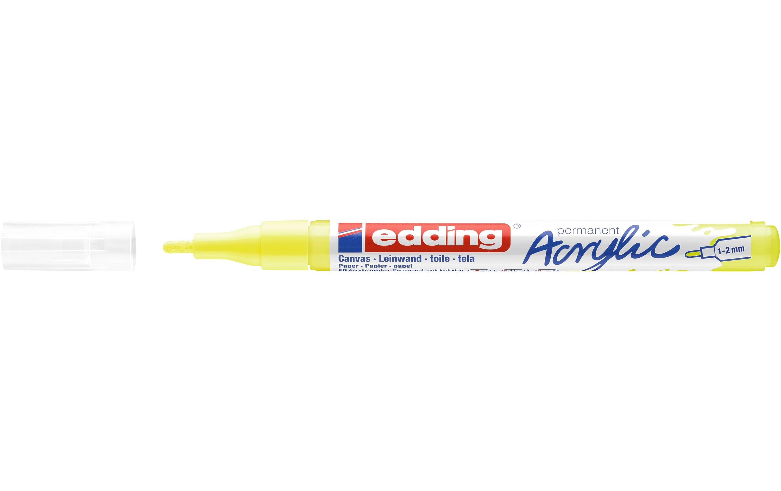 Acrylmarker 5300 Fein, NeongelbSchnelltrocknende Acrylstifte