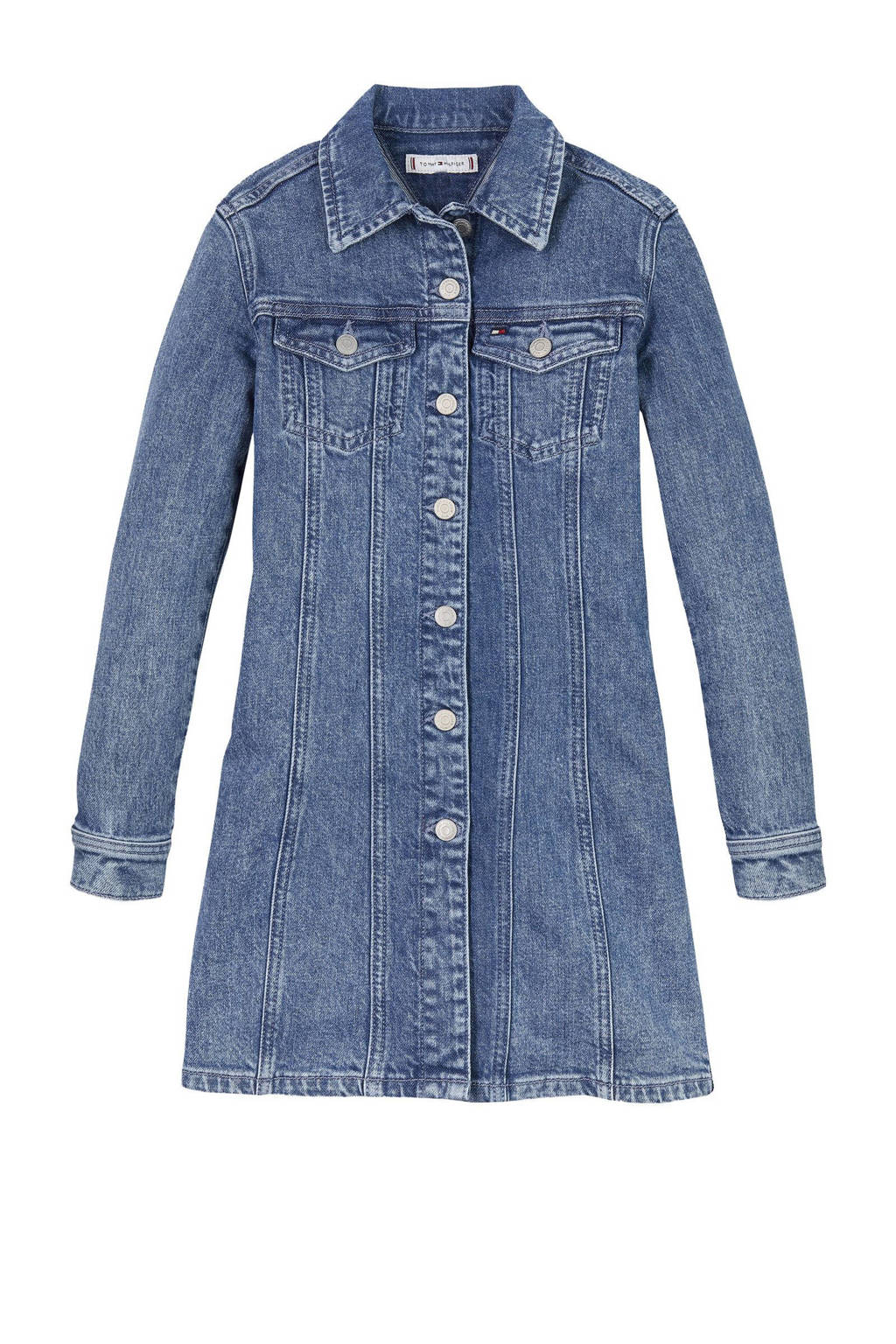 Tommy Hilfiger spijkerjurk medium blue denim
