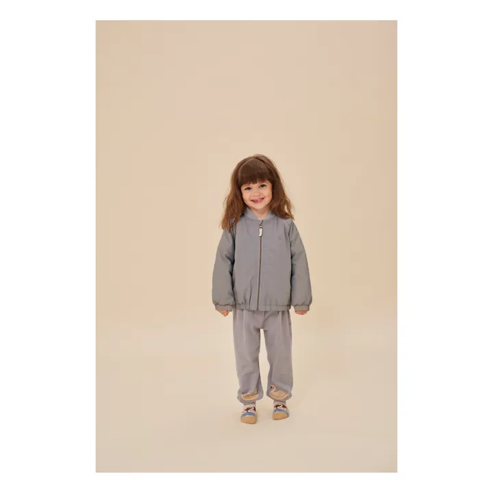 Konges Sløjd Bomber Matelassé Juno | Bleu gris
