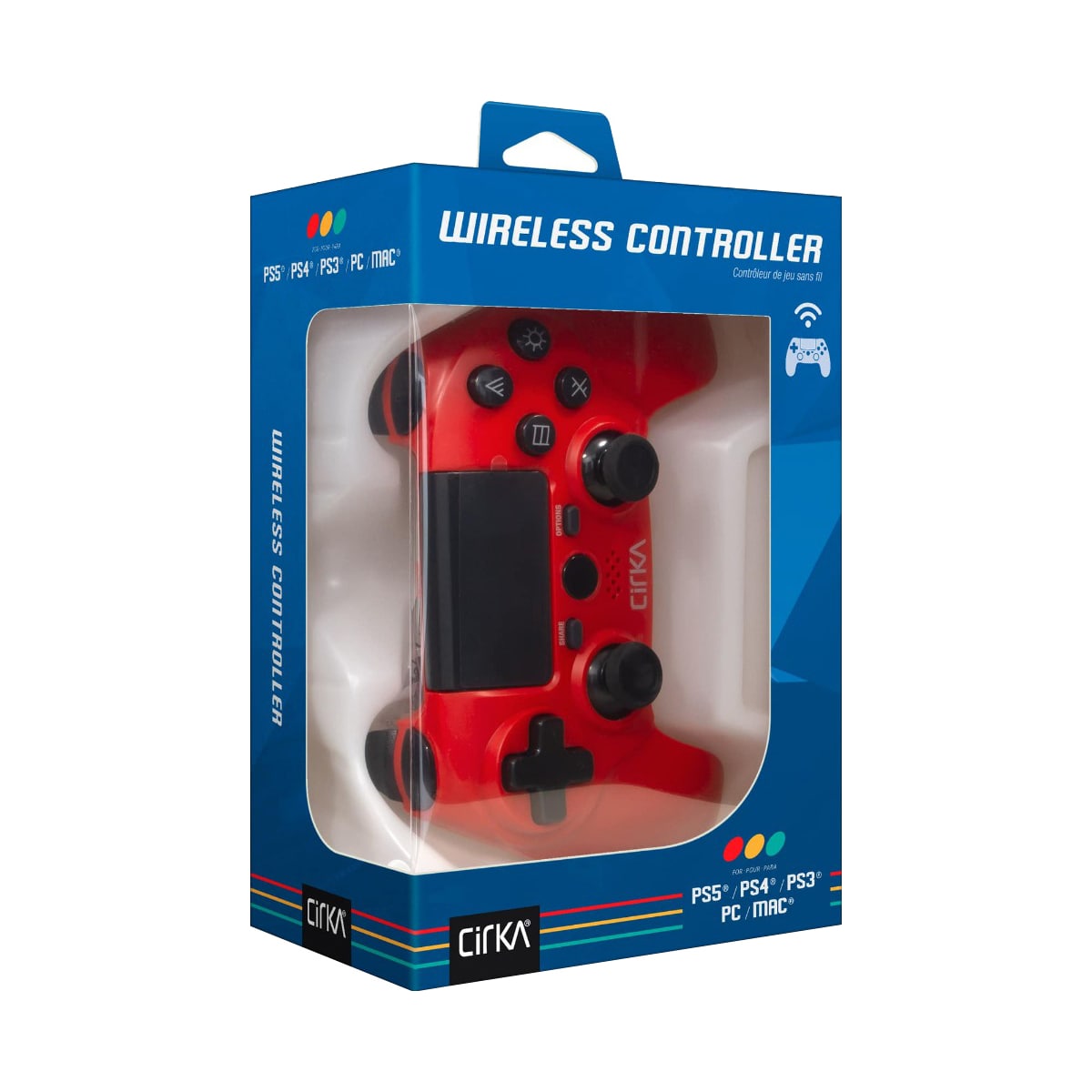 Hyperkin Cirka NuForce WLC PlayStation 4 trådløs kontroller (rød)
