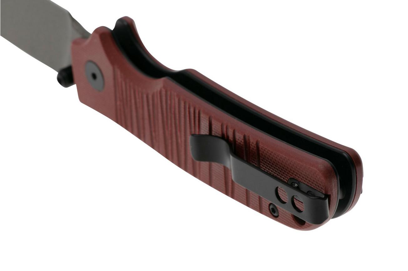 QSP Knife Kali QS159-A2 Ceramic Coated 14C28N Dark Red G10, zakmes, Keanu Alfaro design