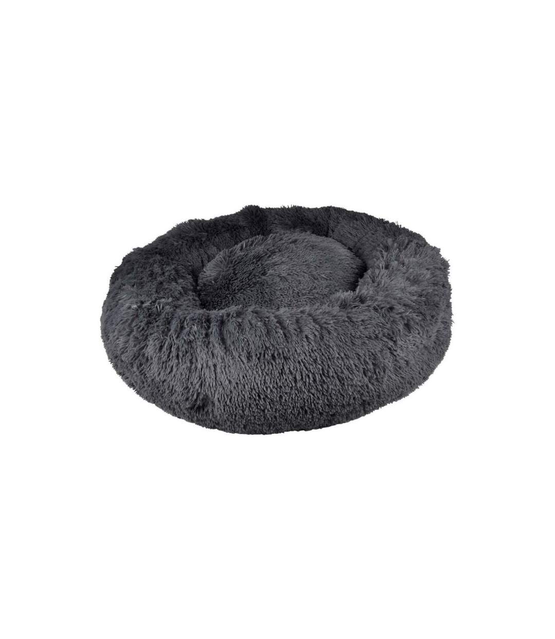 Paris Prix - Coussin Pour Chien & Chat fluffy 75cm Anthracite