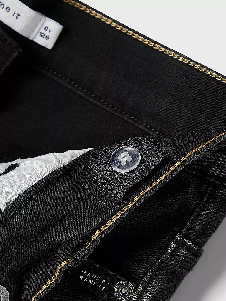 NAME IT Jungen Jeans Slim Fit NKMTHEO  schwarz