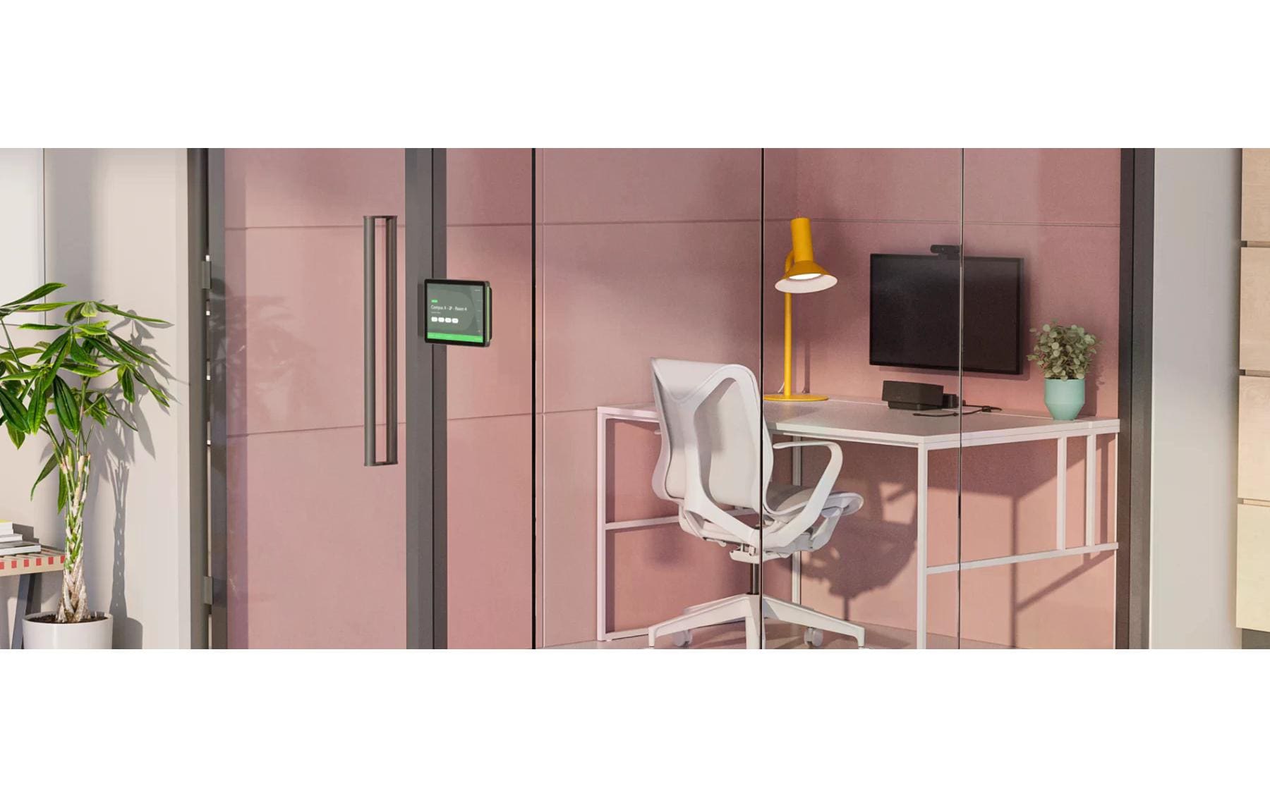 Logi Dock Fokusraum-Kit<br>Videokonferenzlösung für Fokus-Räume – ganz einfach mit einem einzigen Kabel
