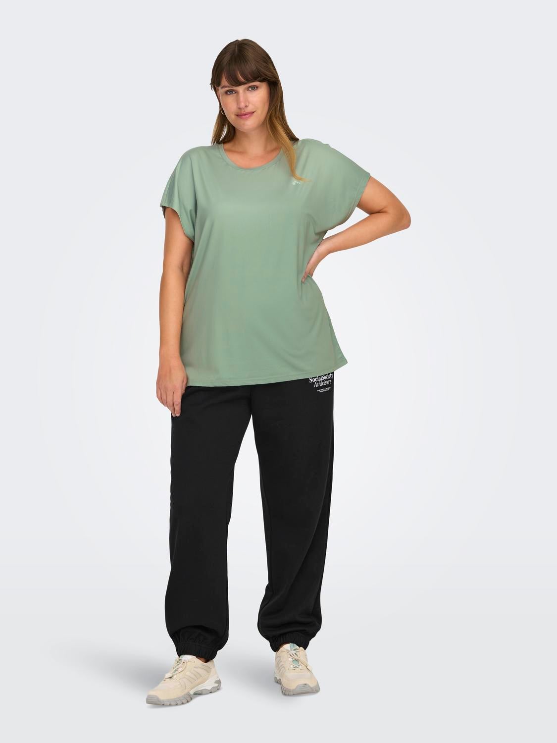ONPAUBREE Sportoberteil Aqua Gray