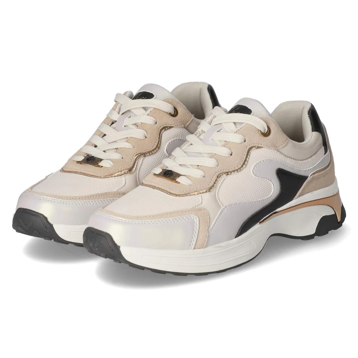 MexxLow Sneaker PORTIA LOVE - Brown/Black