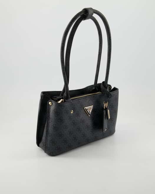 Guess Meridian Shoulder Satchel Handtasche in Grau