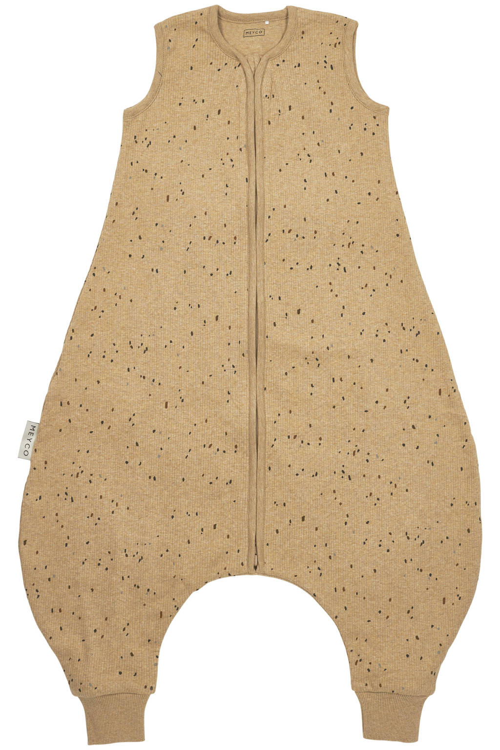baby zomer slaapoverall jumper Rib Mini Spot toffee melange