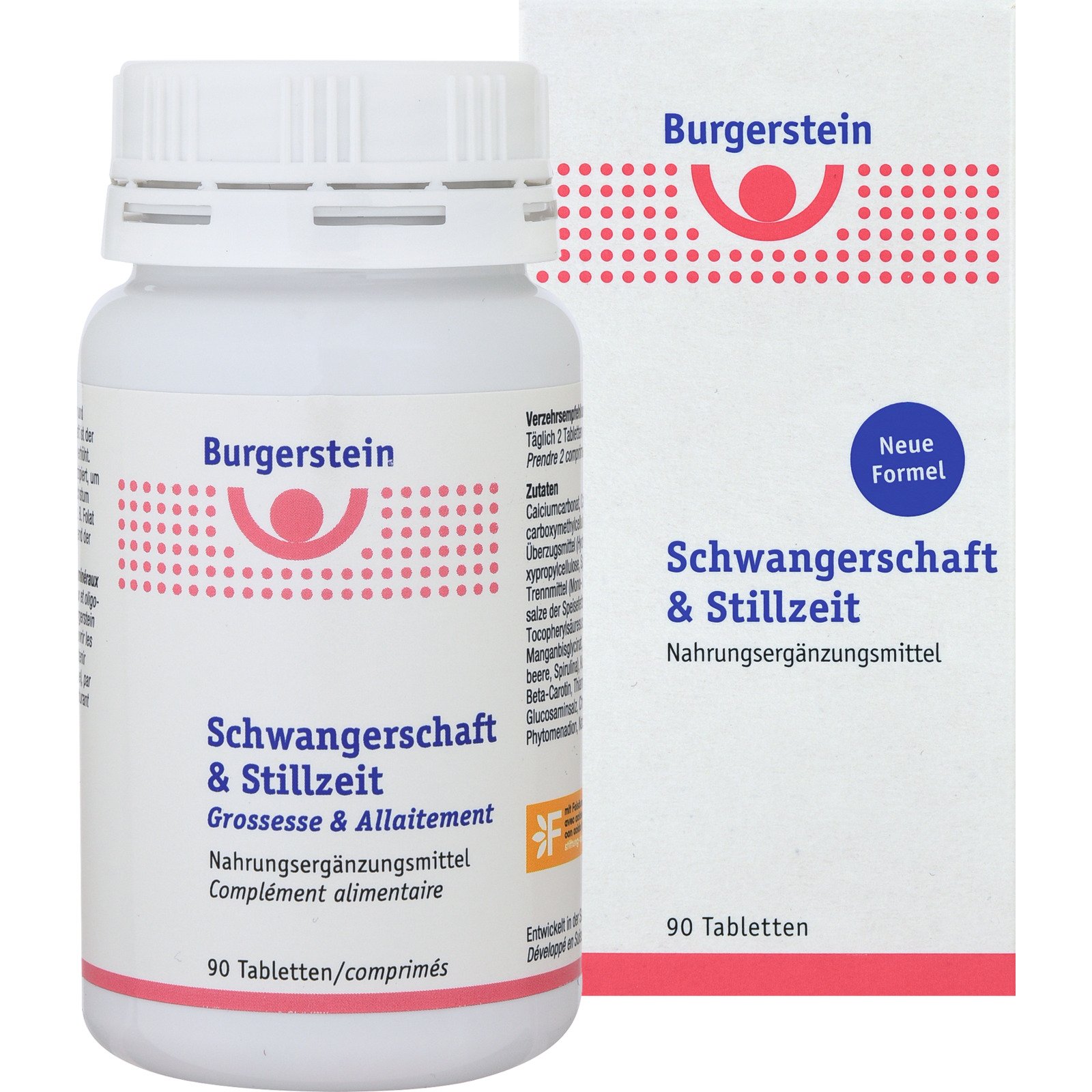 Burgerstein Schwangerschaft & Stillzeit, 90 Tabletten