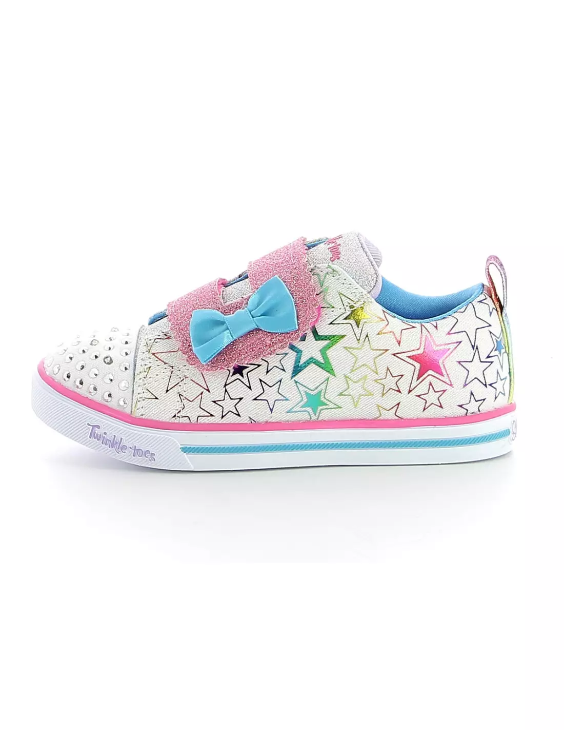 SKECHERS SPARKLE LITE STARS - Baskets Whitemulti