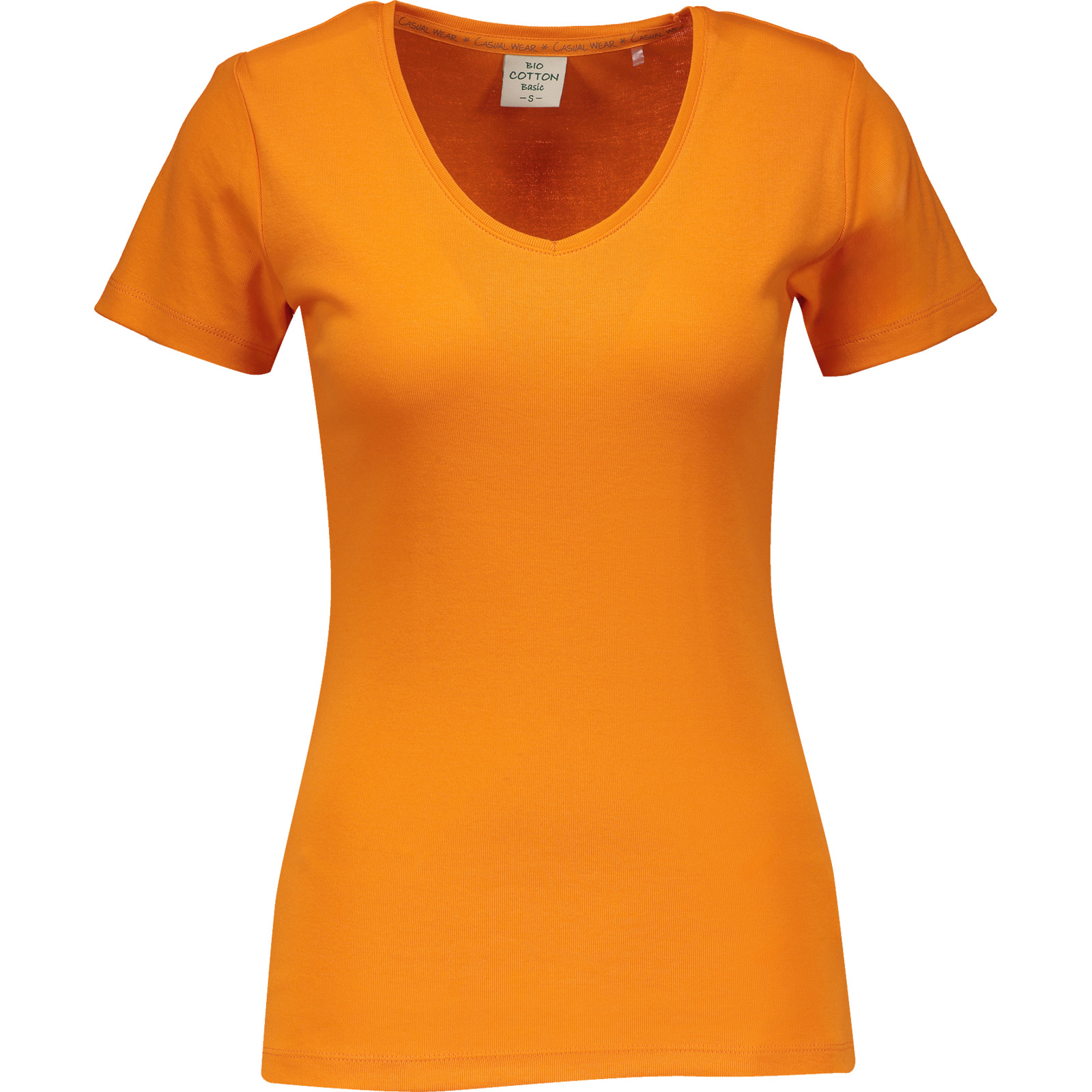 Damen-T-Shirt V-Neck kurzarm