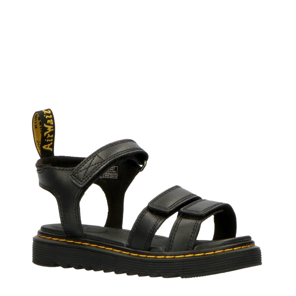 Dr. Martens Klaire J Black T Lamper leren sandalen zwart