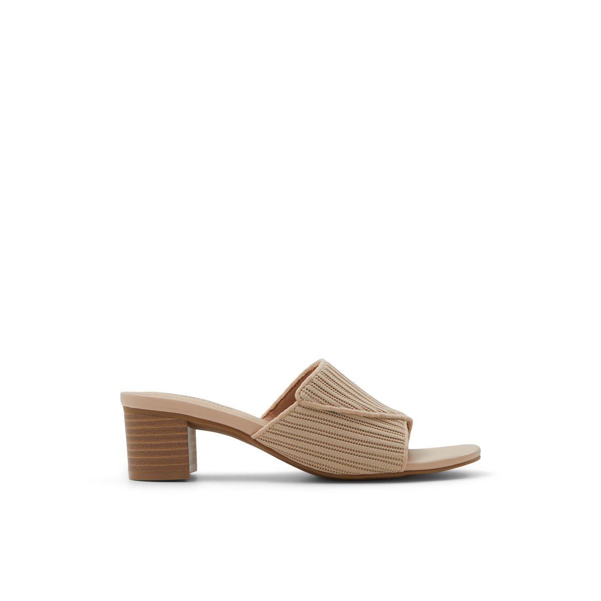 SOLEMATE-Orrie-Sandales mules - Talon bloc - Beige