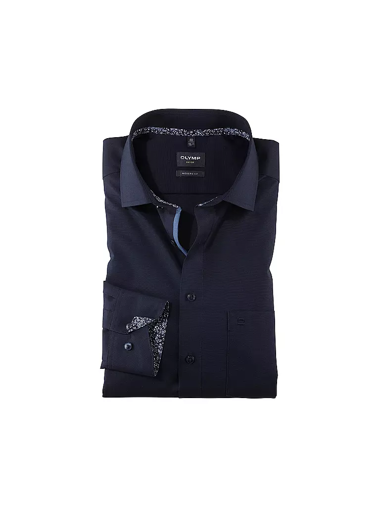 OLYMP Hemd Modern Fit dunkelblau