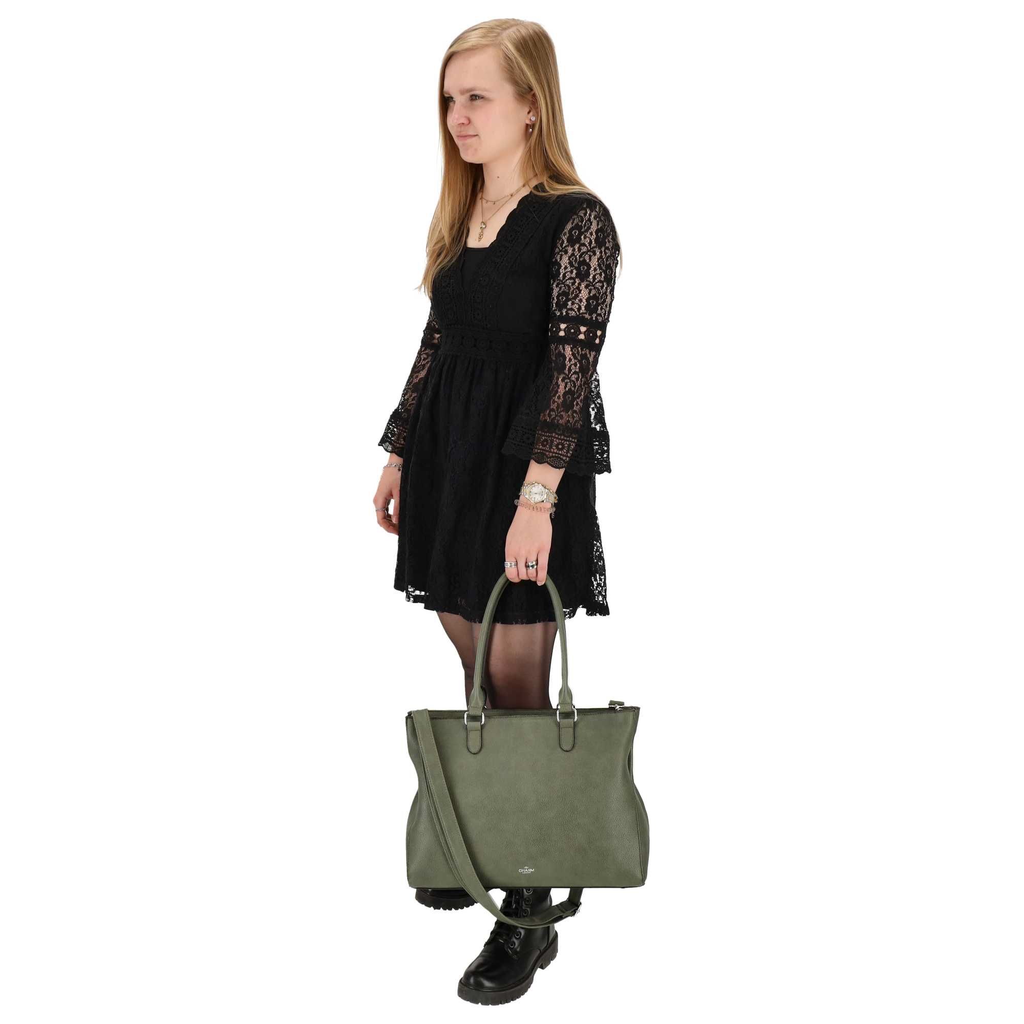 Charm London Stratford Handtas Donkergroen