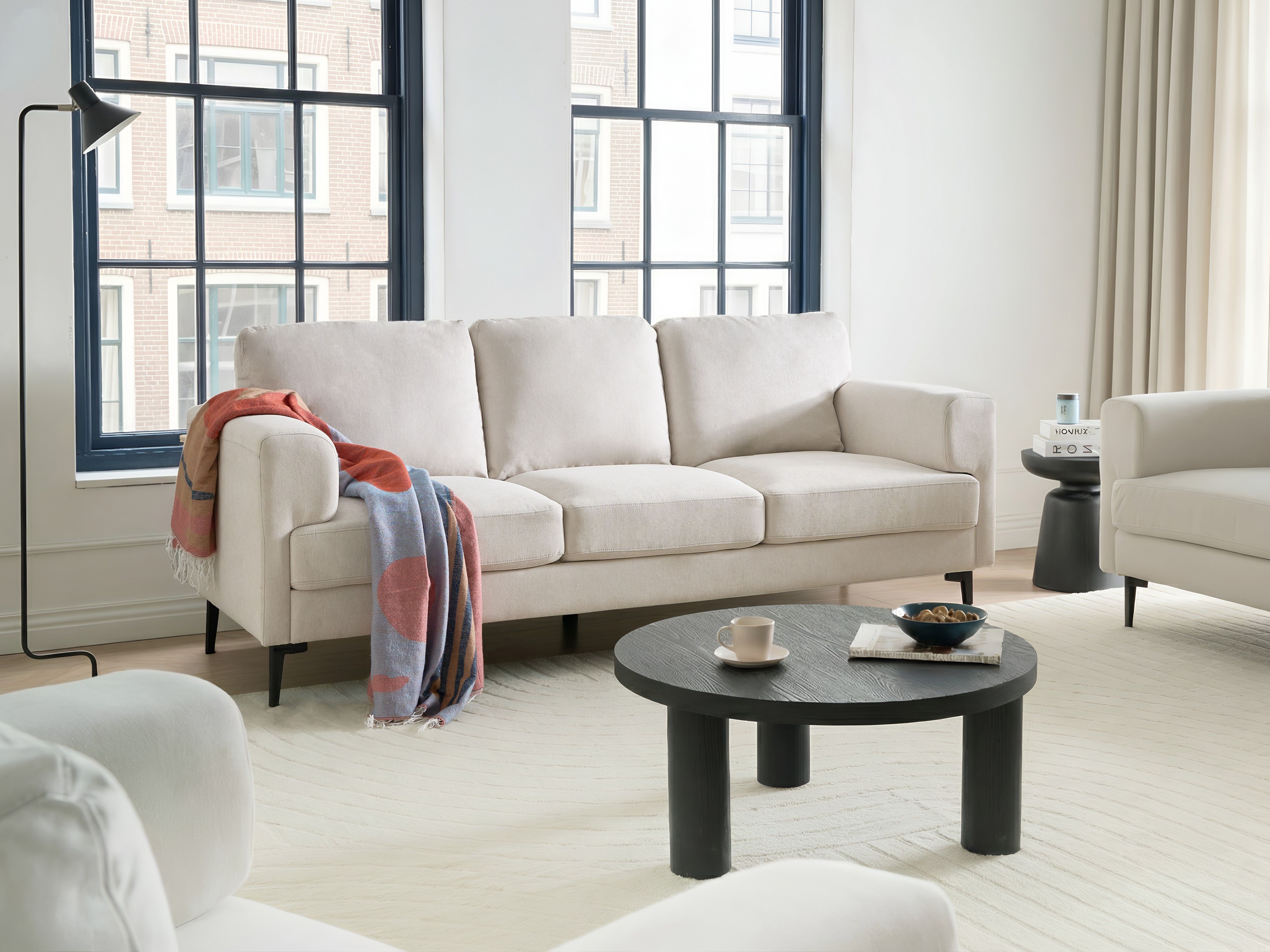 Bankenset 7-zits LOUSTO Stof Lichtbeige