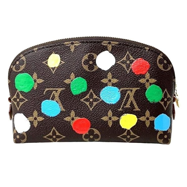 Louis Vuitton Vintage Louis Vuitton Cosmetic Pouch Brown