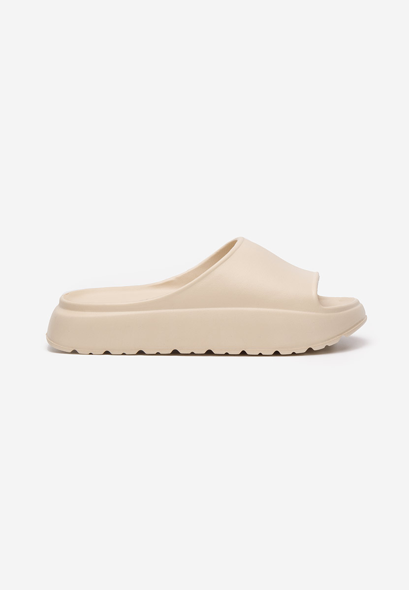 Claquettes femme beige Pelara