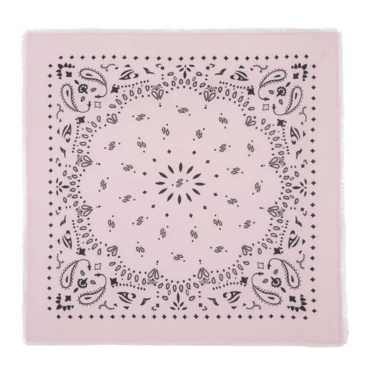 Kujten Bandana Hachiko Cachemire | Rose bonbon