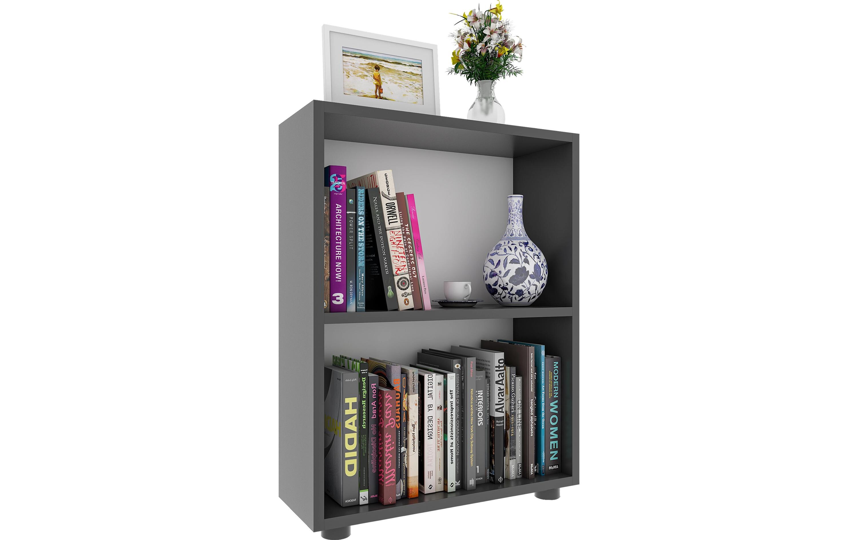 Regal Bulas 2-fach 72 x 55 cm, AnthrazitStandregal