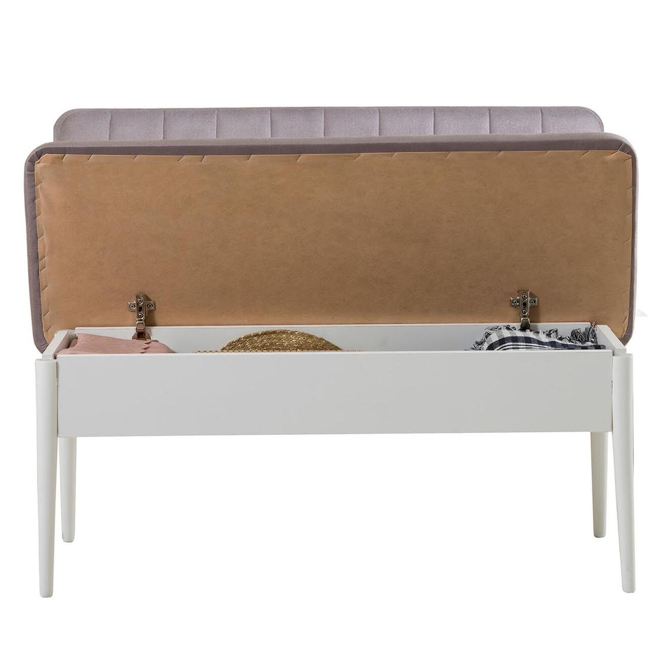 Homitis Ensemble Table + 2 Chaises + 2 Bancs Vina 0701 blanche