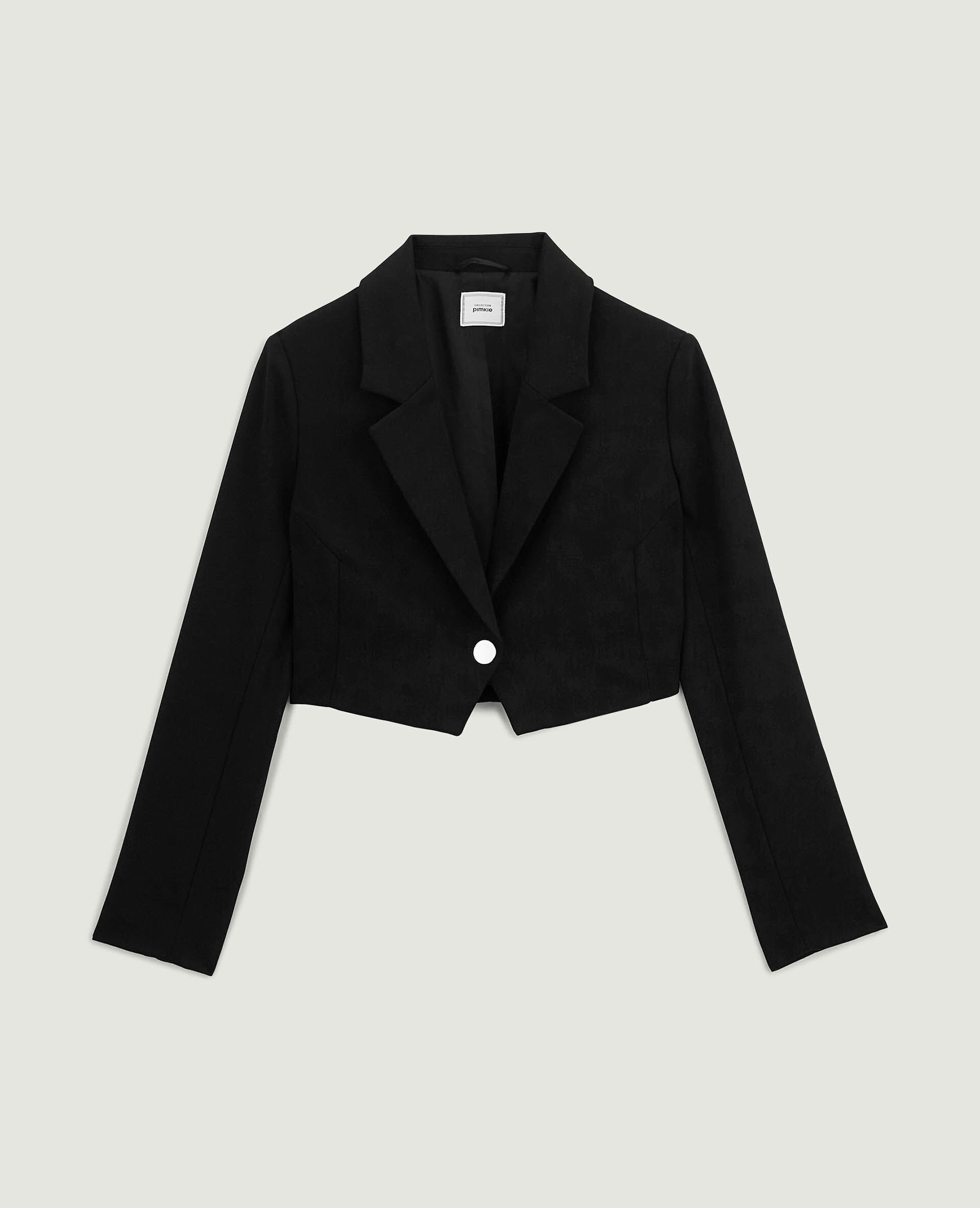 Veste blazer courte - Noir
