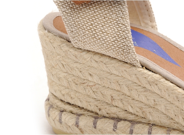Verbenas nu pieds talons femme malena beige