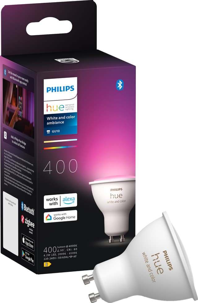 Philips Hue LED-pære GU10 4,2W
