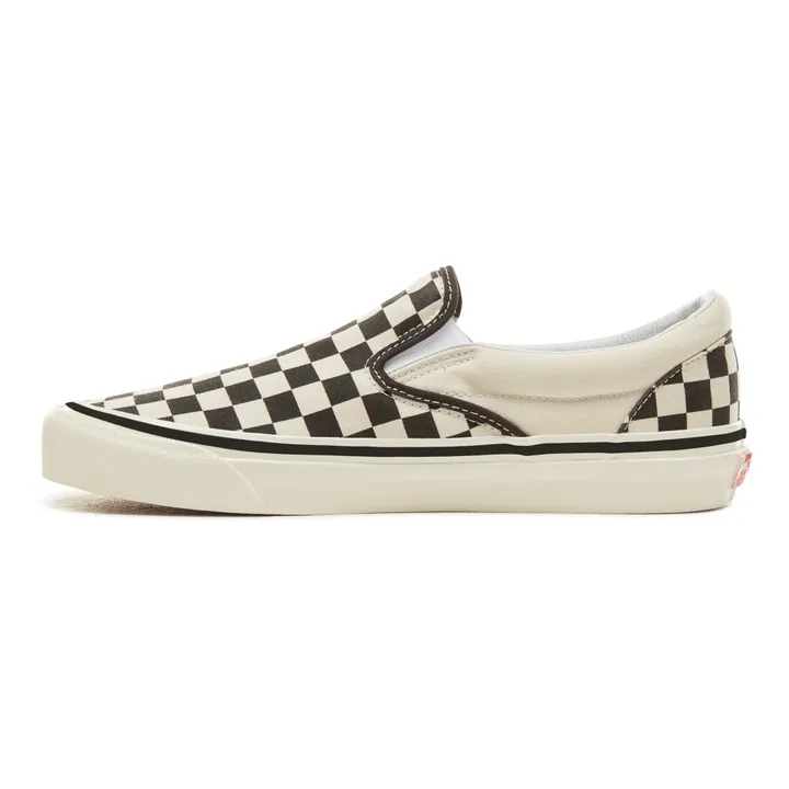 Vans Baskets Classic Slip-On 98 Dx Checkerboard - Collection Adulte  | Noir