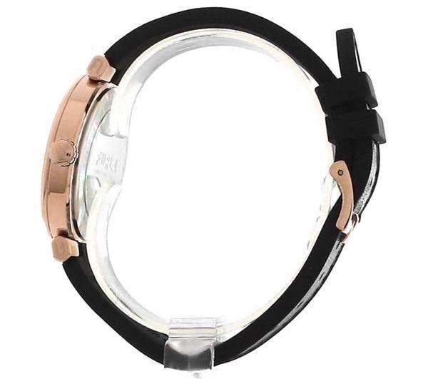 Furla Ladies Furla Block Black Rose Watch WW00011002L3