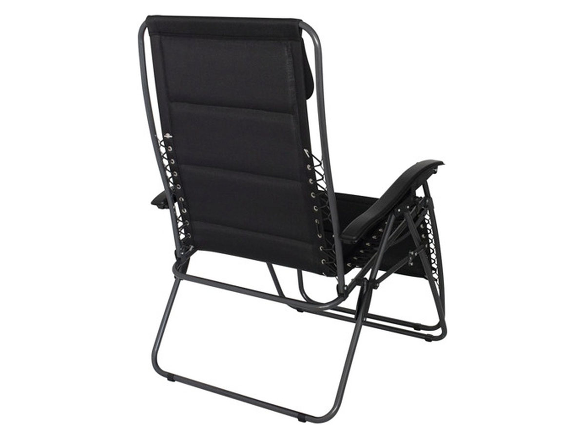 Eurotrail Tarente 3D mesh relaxstoel - Black