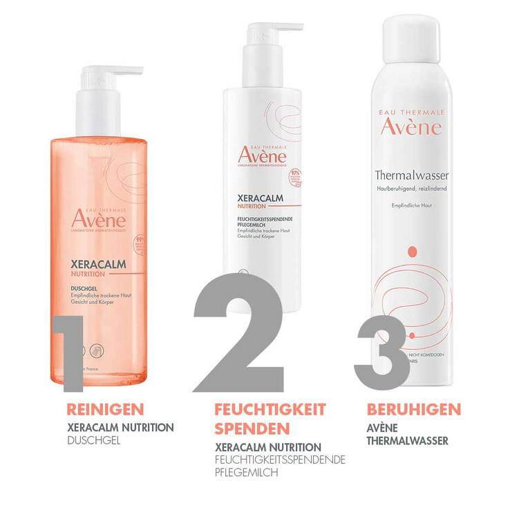 Avene Xeracalm Nutrition feuchtigkeitsspendende Pflegemilch, 400 ml