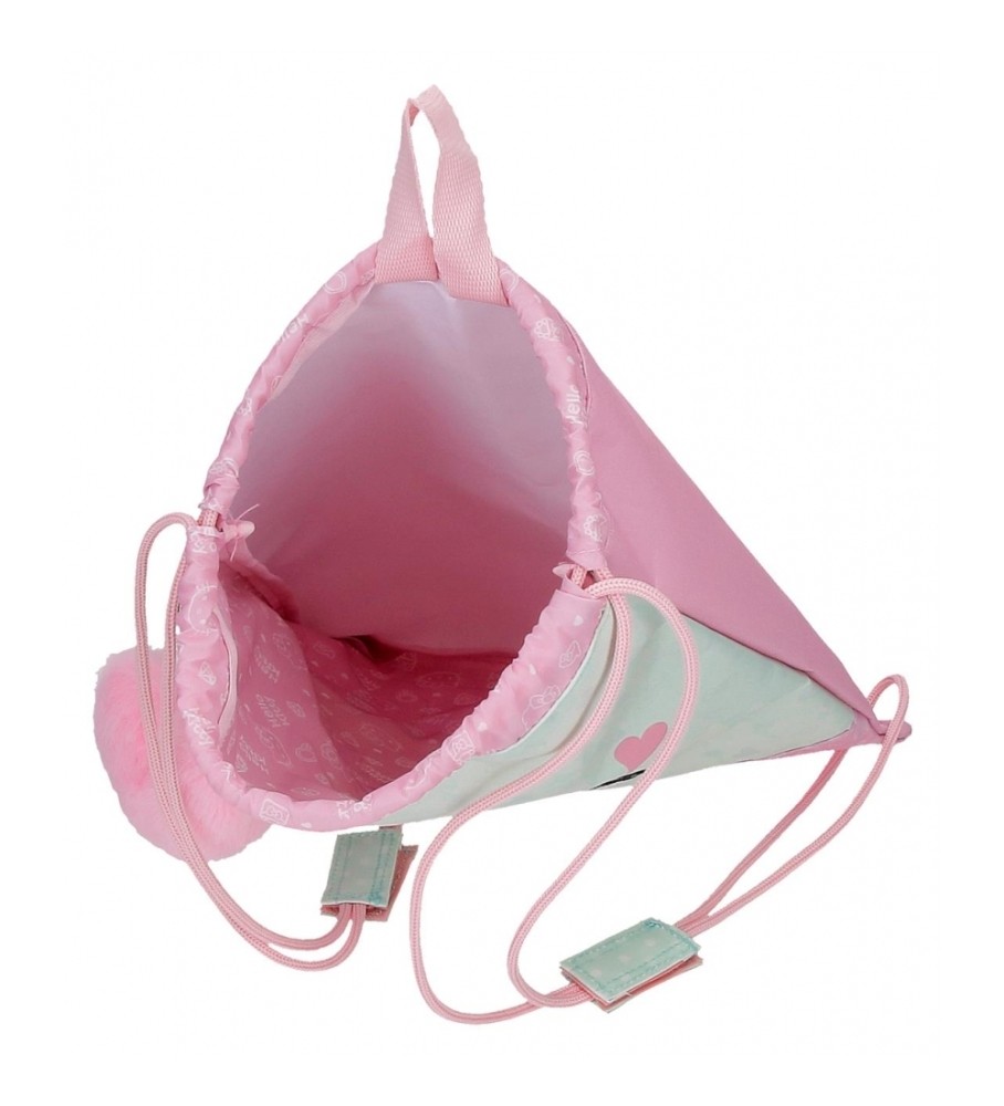 Lancheira Joumma Bags Hello Kitty Paris Turquesa - 27x34x0,5cm -