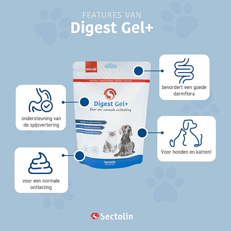 Sectolin Digest Gel+ Hond Kat 100 gram | 15399