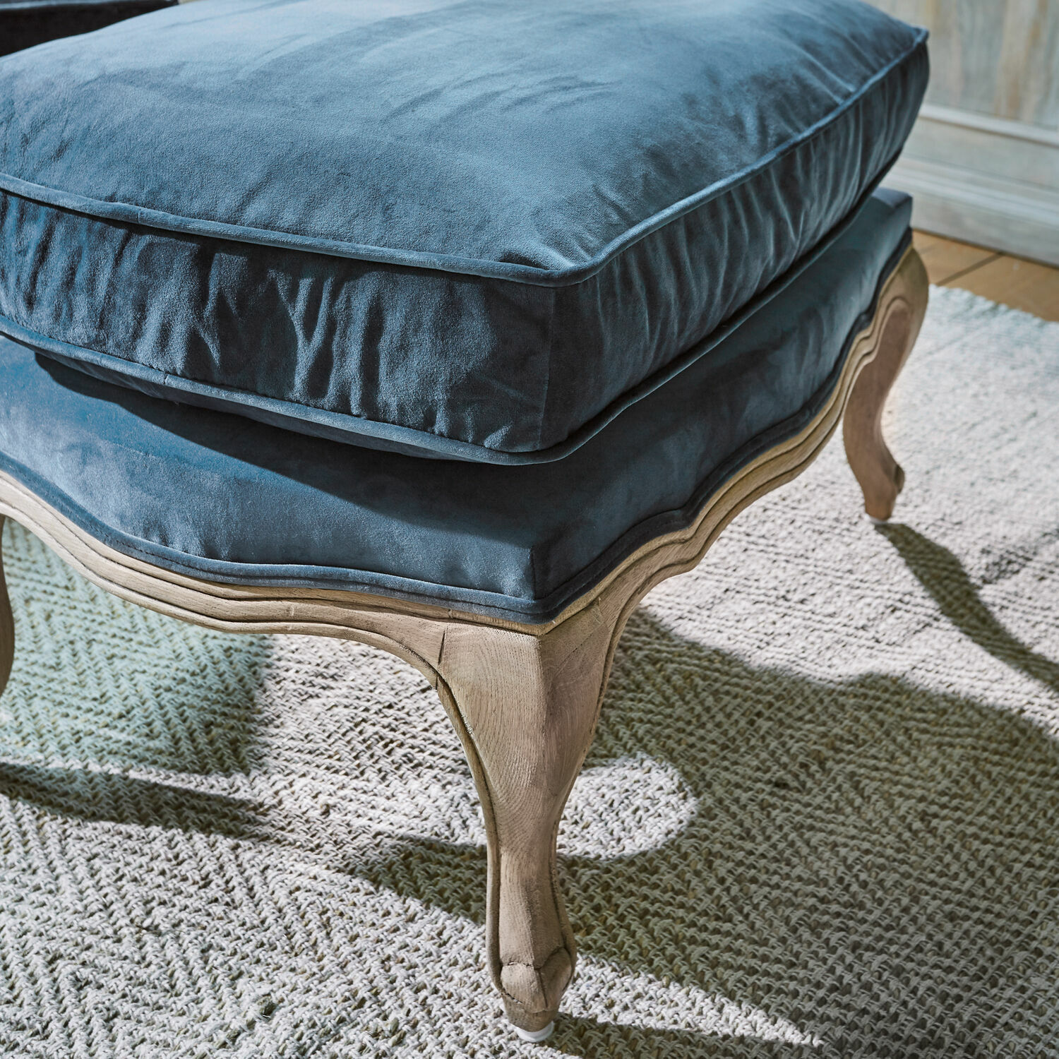 Hocker Corlay blau/braun