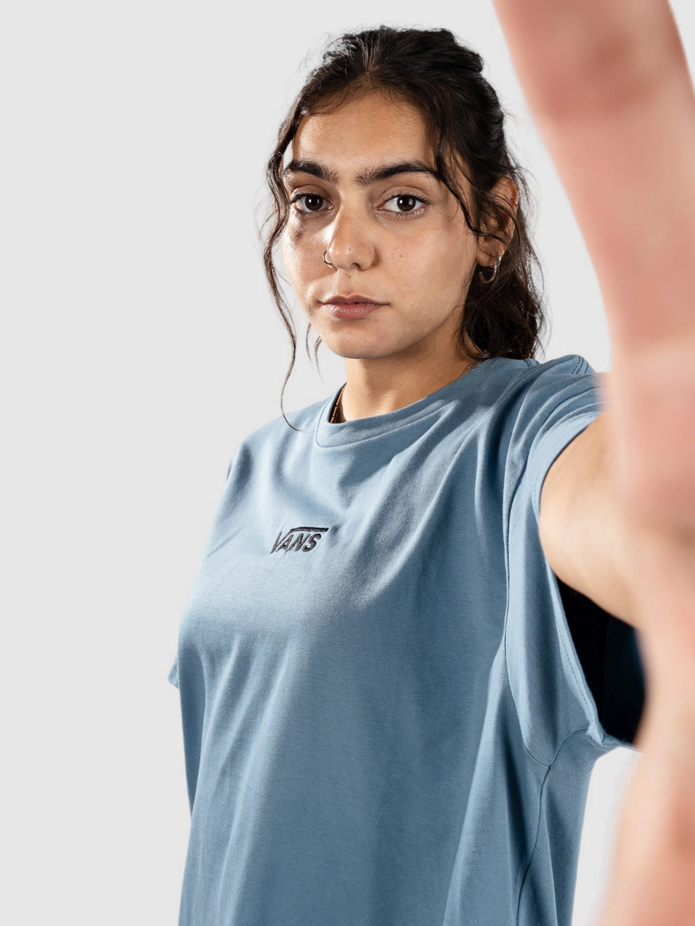 Vans Flying V Oversized T-Shirt flying v bluestone